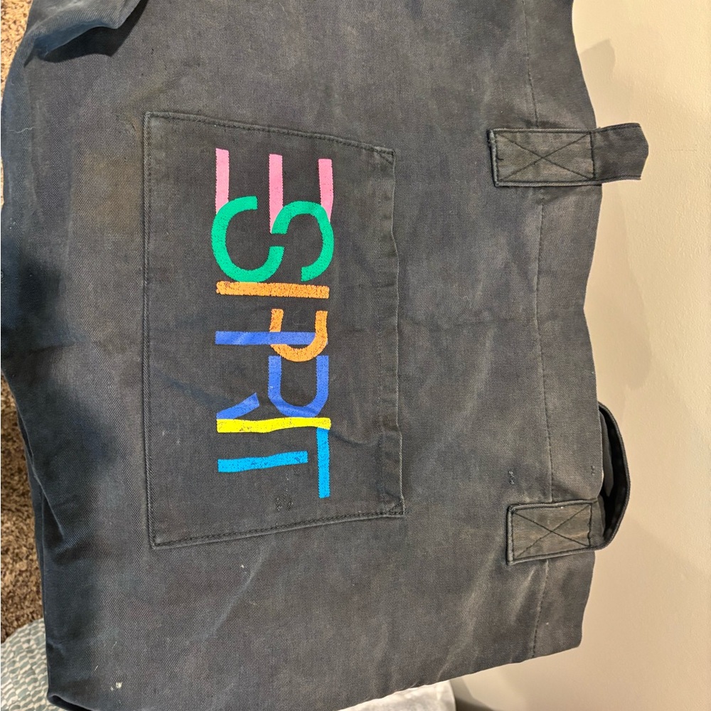 Esprit Black Tote with Colorful Logo